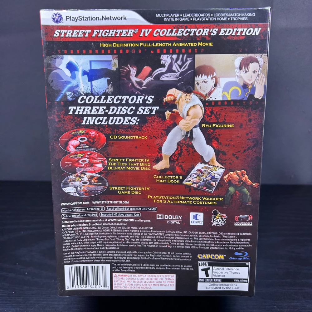 Capcom Street Fighter IV Collector's Edition PS3 Video Game BRAND NEW SEALED - Picture 2 of 12